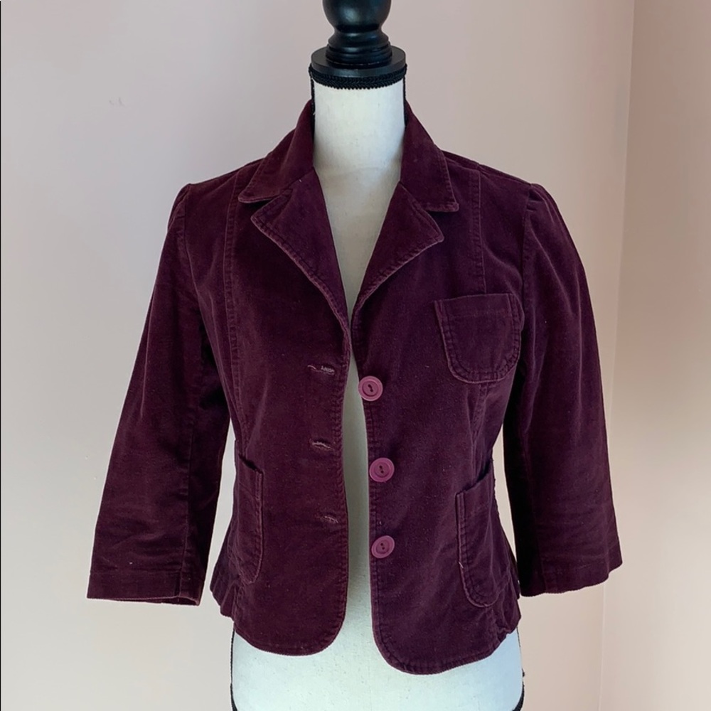 Burgundy Corduroy jacket